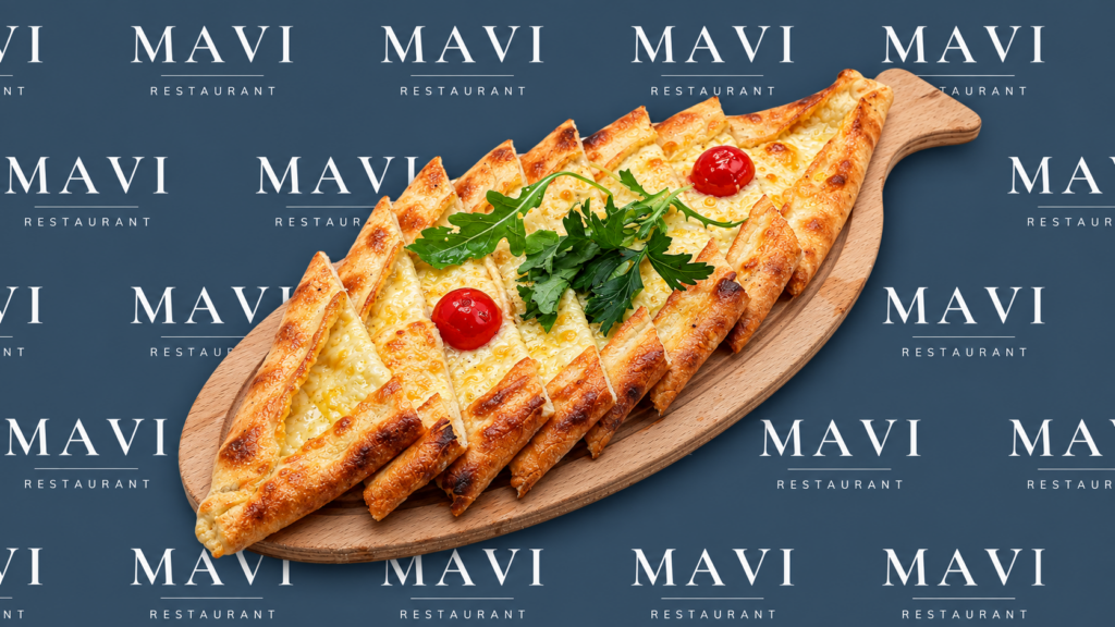 Pide mit Käse / Peynirli Pide